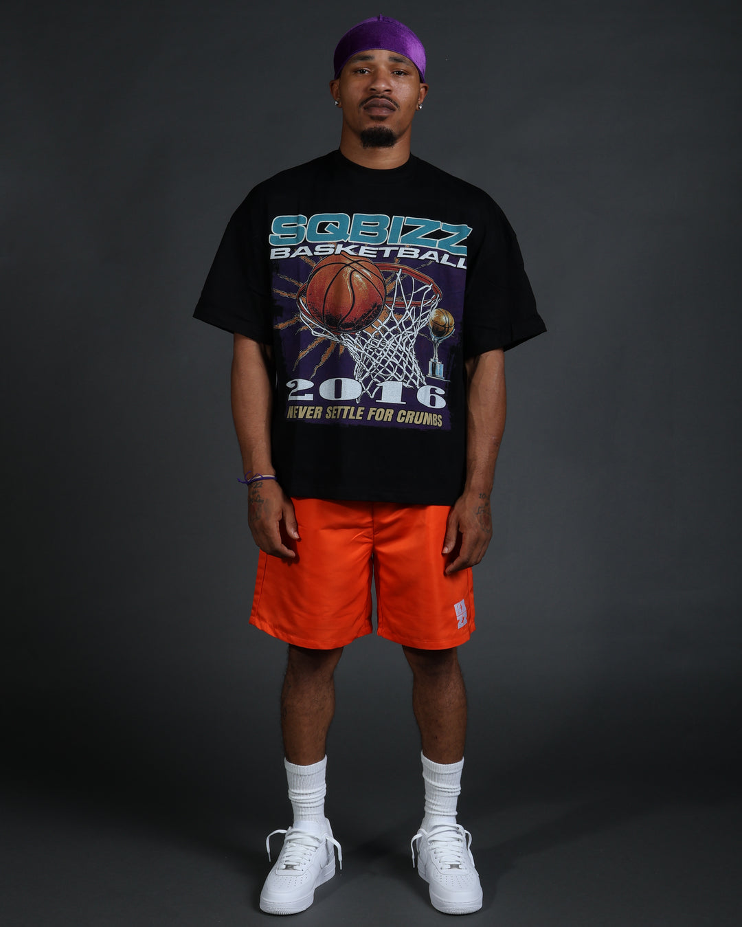 Above The Rim Tee in Black