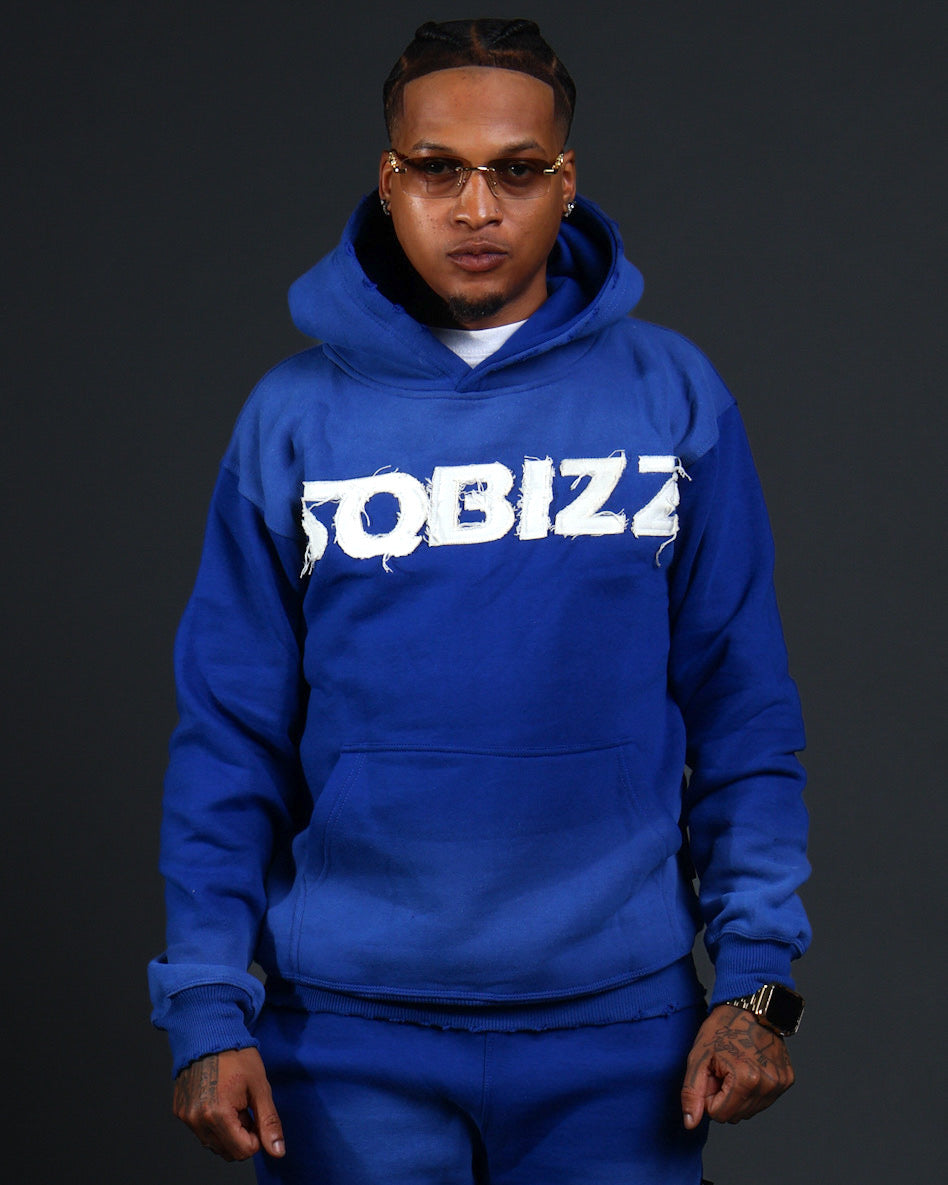 Summit Hoodie in Royal/White
