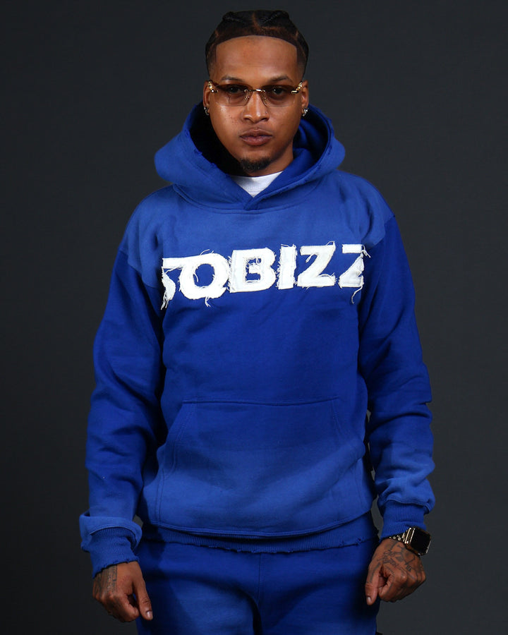 Summit Hoodie in Royal/White