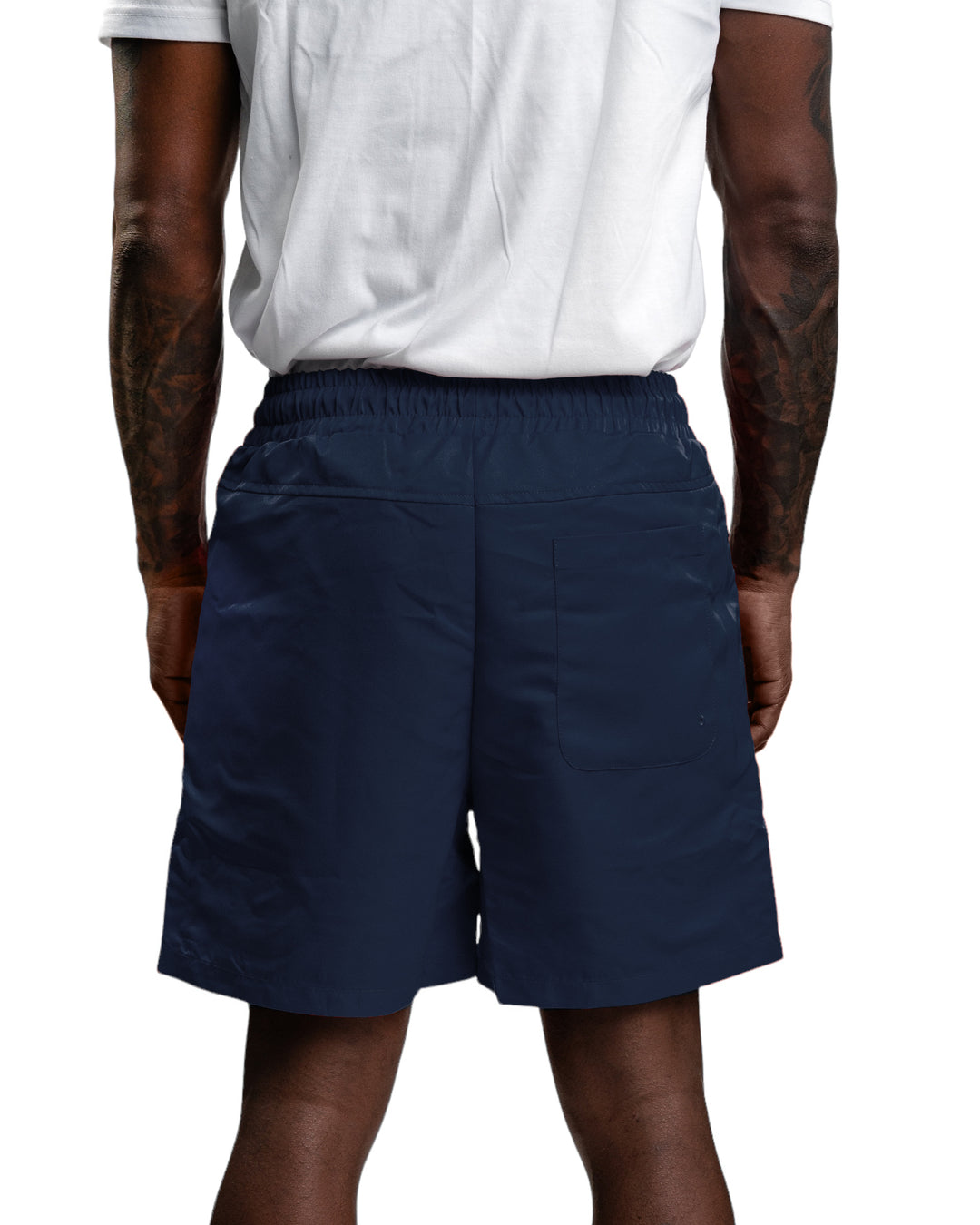 Club Shorts in Navy/White