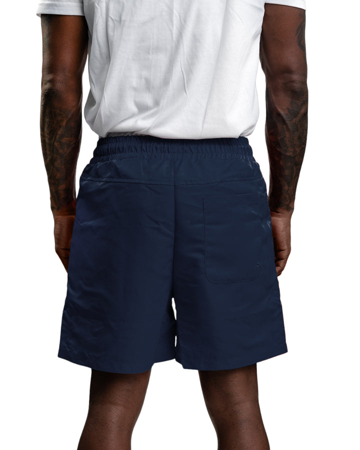 Club Shorts in Navy/White