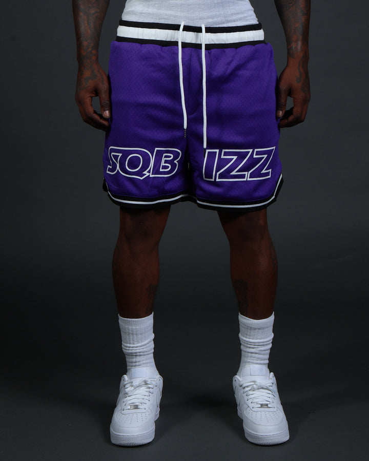 MVP Shorts in Purple/White