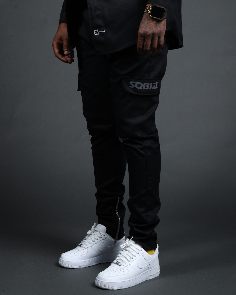 L/S Hussle Pants in Black
