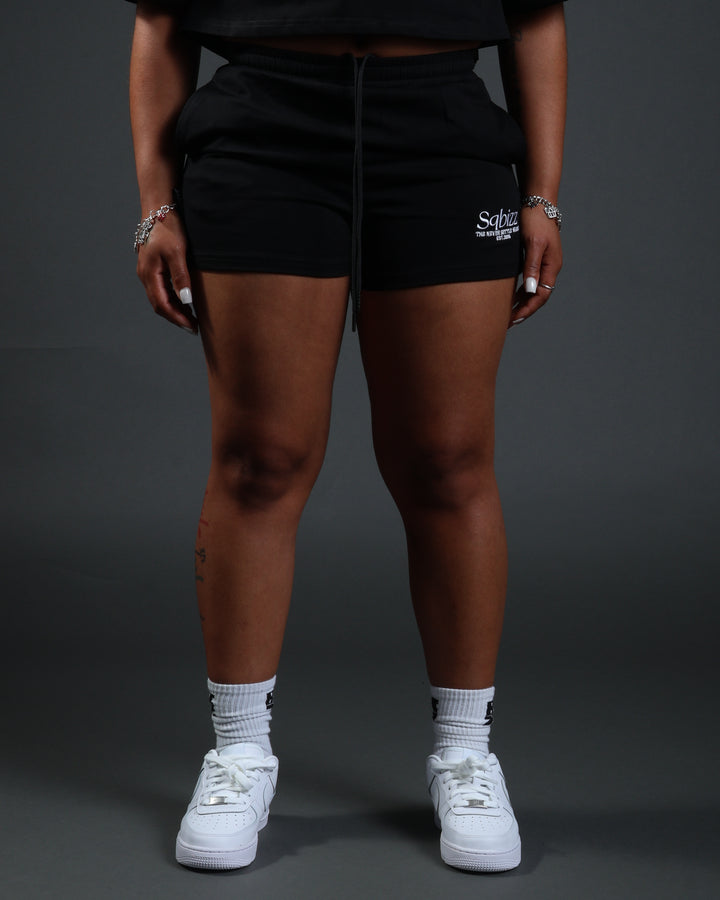 Women Prestige Shorts in Black/White
