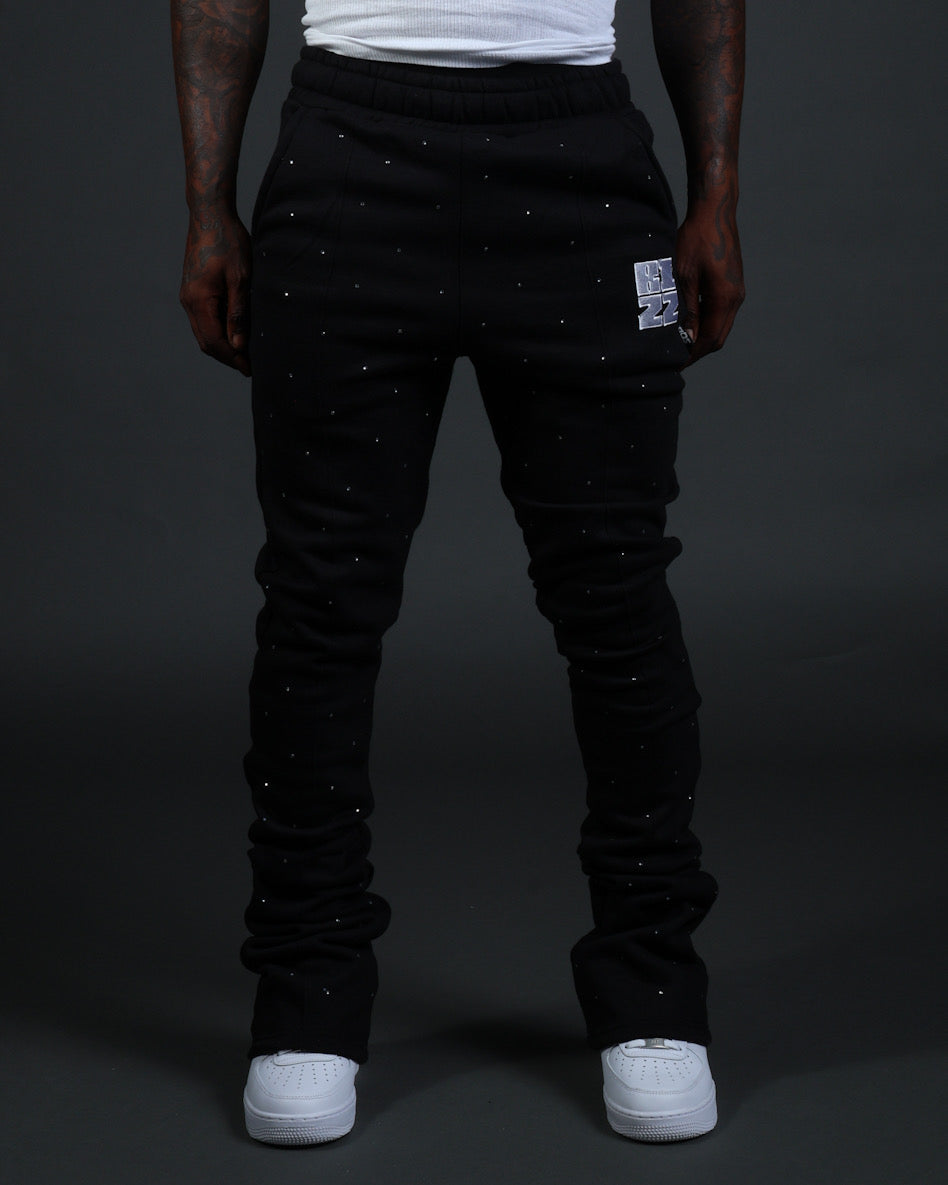 Stud StackJaxx Pants in Black/White