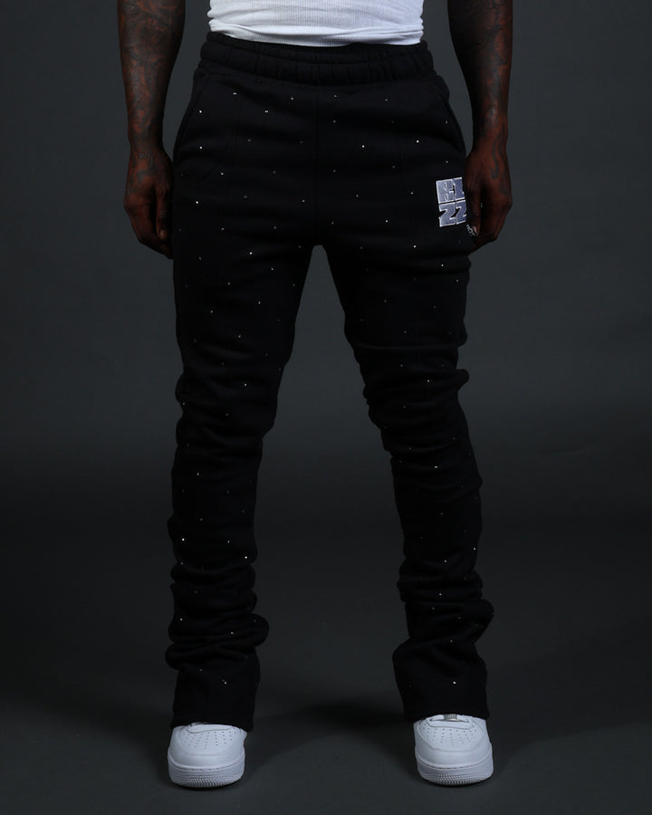Stud StackJaxx Pants in Black/White