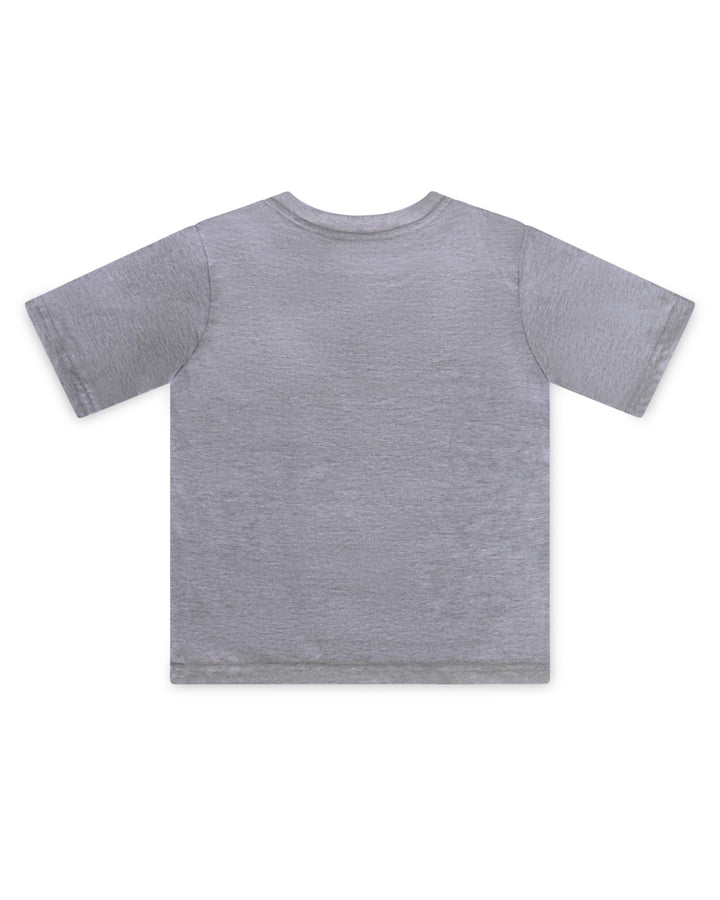 Kids Bizz Tee in Grey/White
