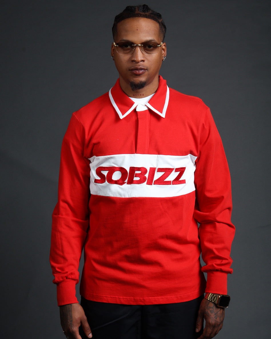 Ace Polo in Red/White