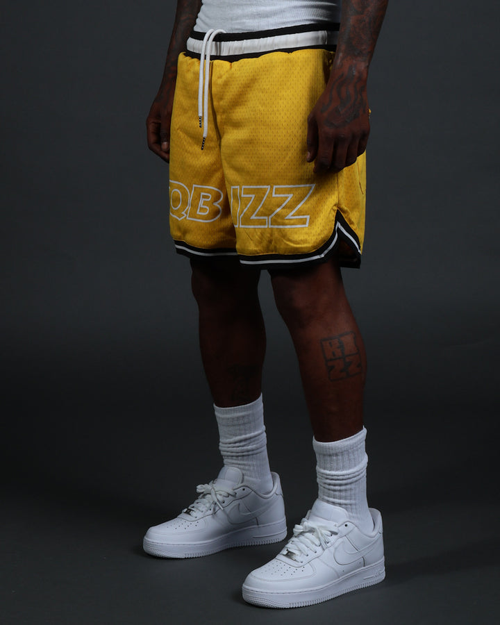 MVP Shorts in Yellow/White