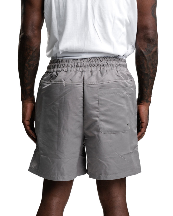 Club Shorts in Grey/White
