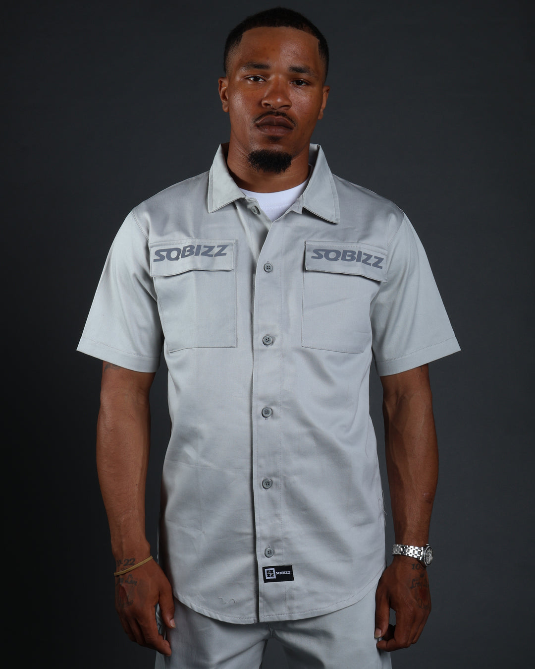 Hussle Shirt in Grey
