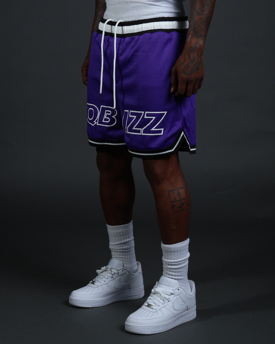 MVP Shorts in Purple/White