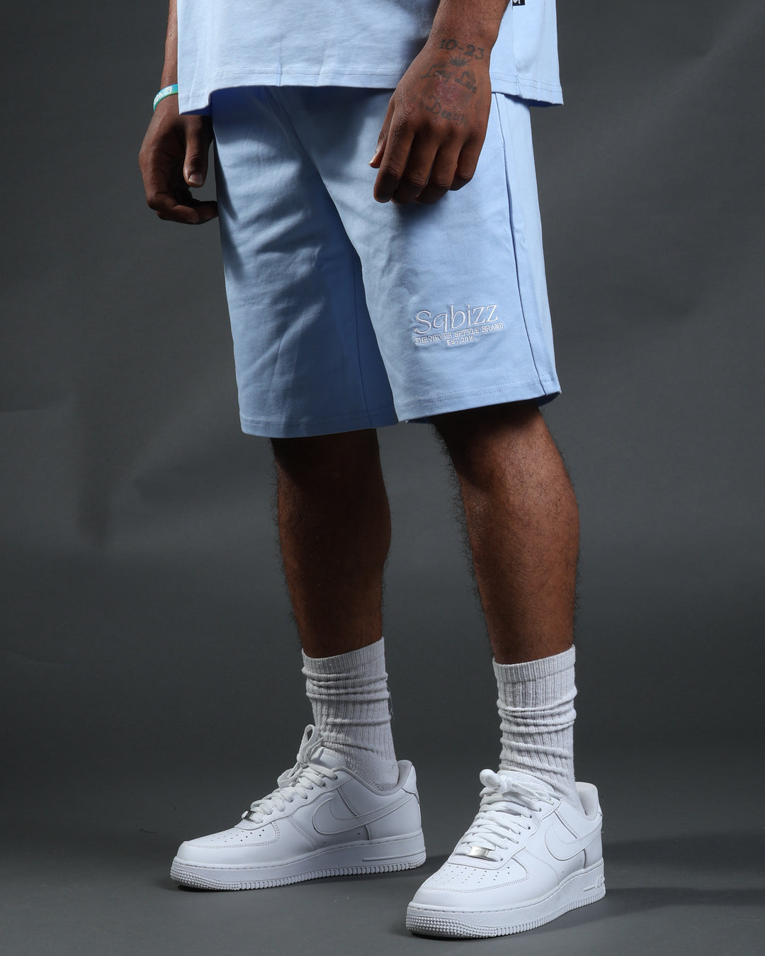 Prestige Shorts in Babyblue/White