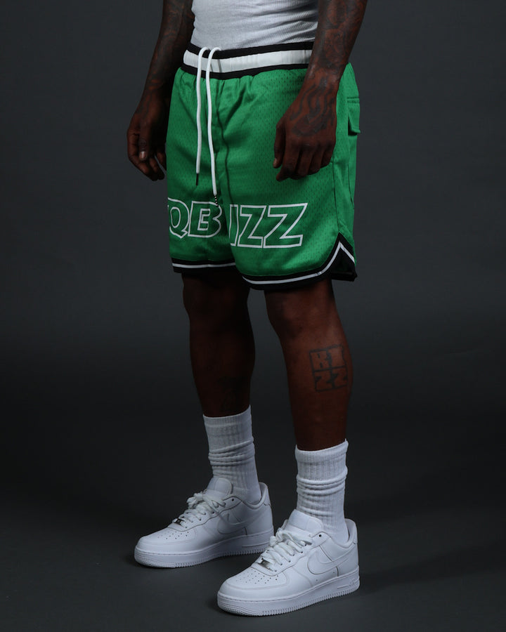MVP Shorts in Green/White