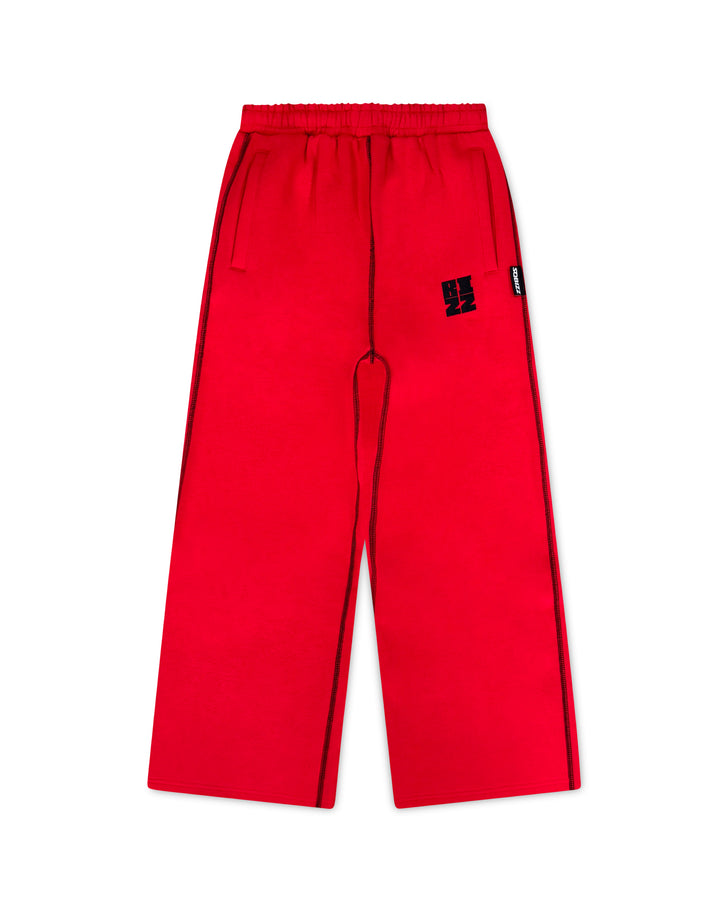 Smoov Sweatpants in Red/Black