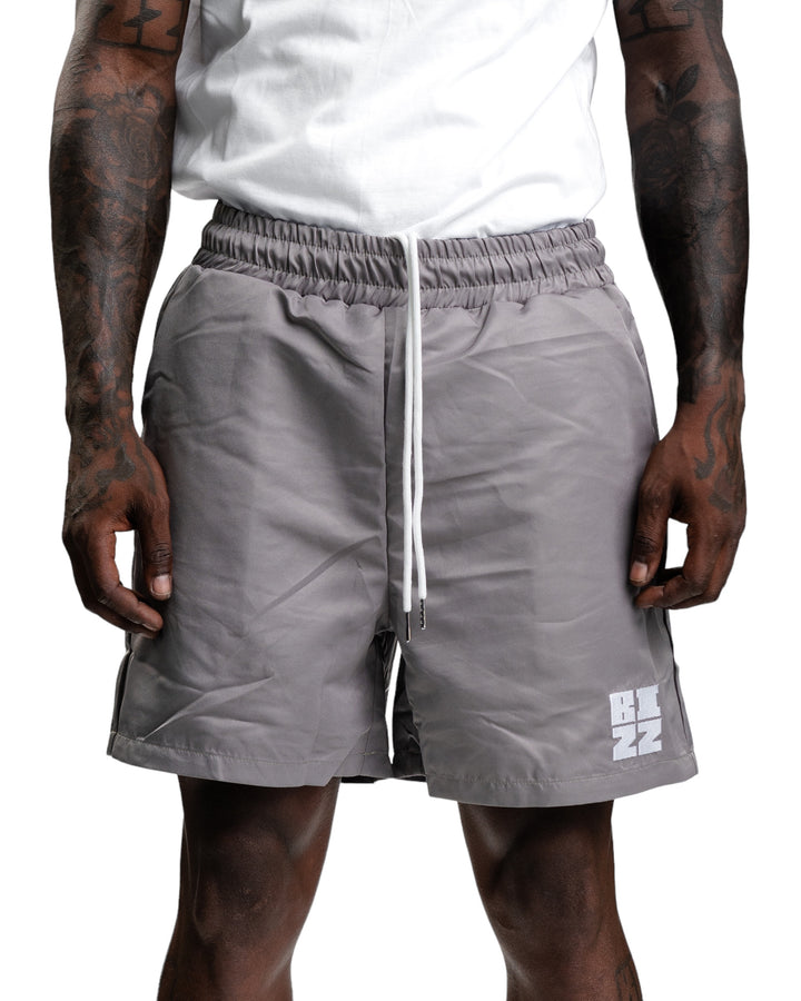 Club Shorts in Grey/White