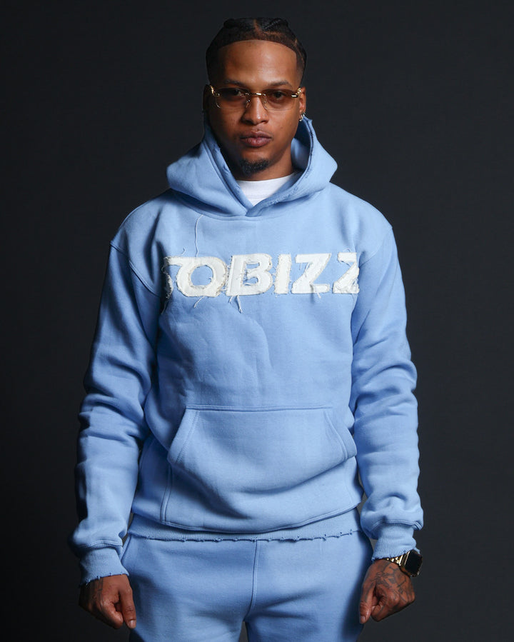 Summit Hoodie in Babyblue/White