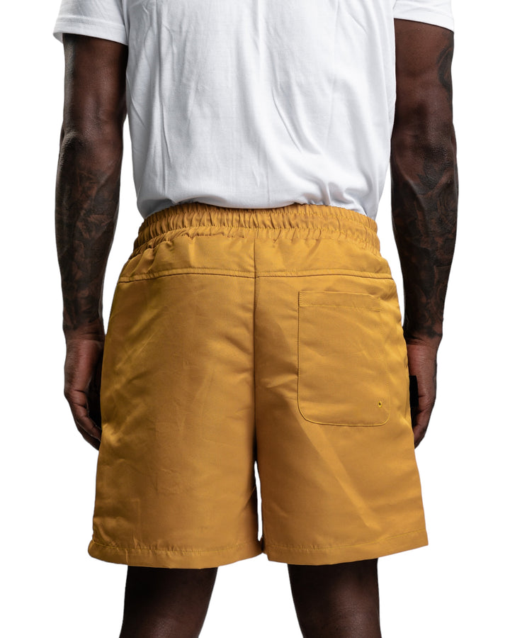 Club Shorts in Mustard/White