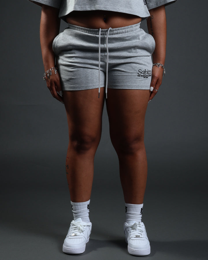 Women Prestige Shorts in Grey/Black