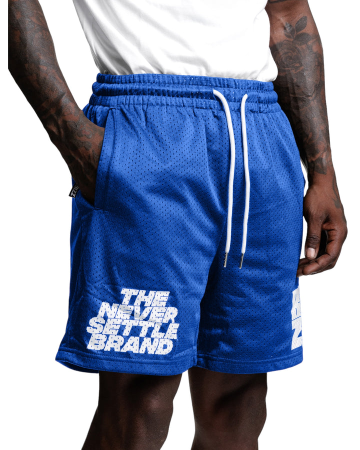 Overtime Shorts in Royal/White