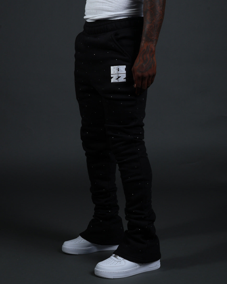 Stud StackJaxx Pants in Black/White