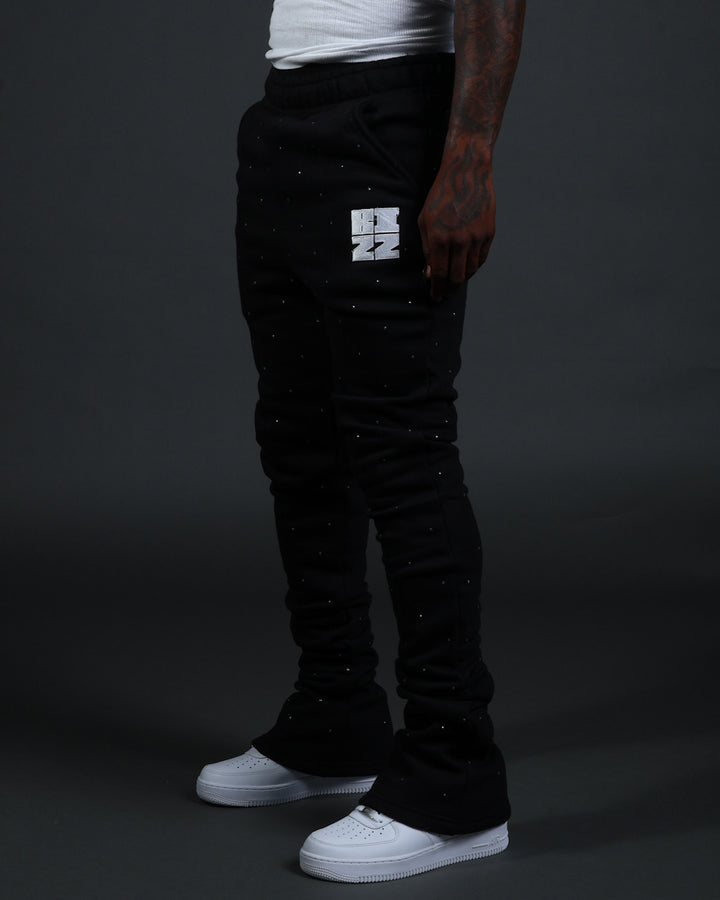 Stud StackJaxx Pants in Black/White