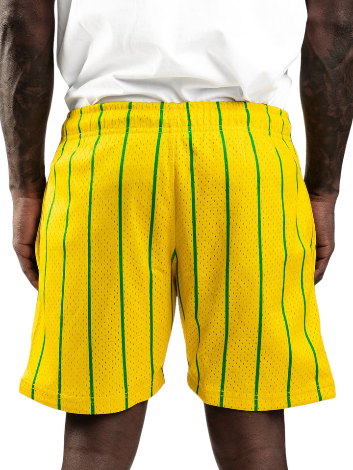 Alumni Shorts in Yellow/Green/White