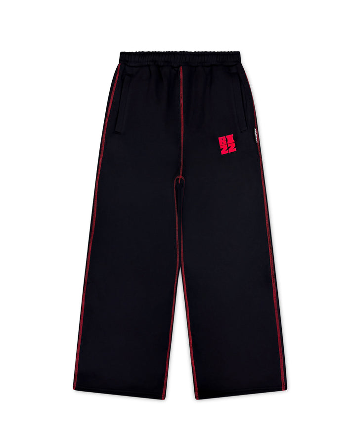 Smoov Sweatpants in Black/Red