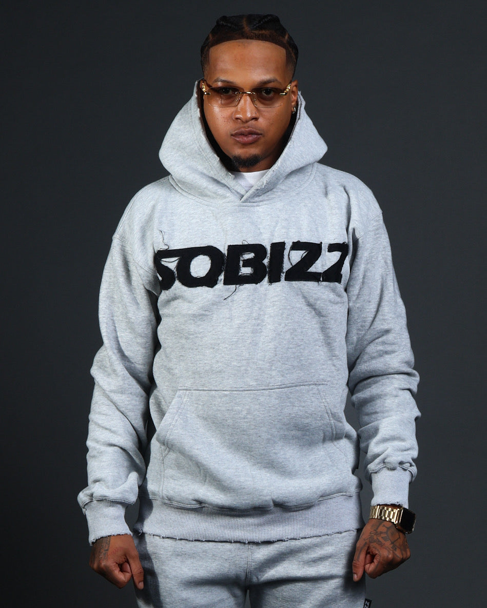 Summit Hoodie in Grey/Black