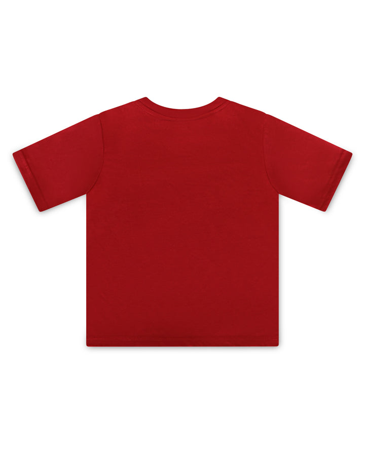 Kids Bizz Tee in Red/White