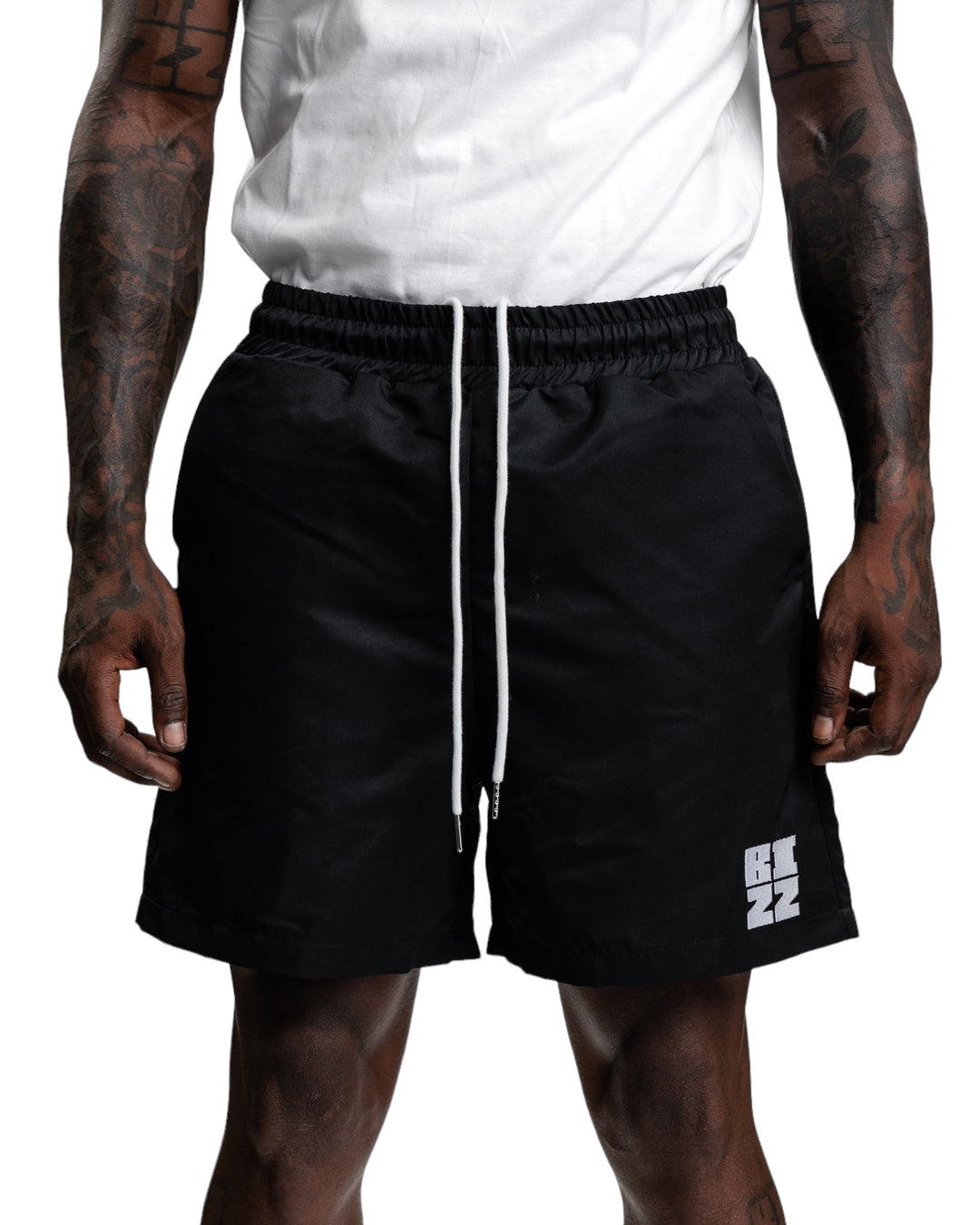 Club Shorts in Black/White