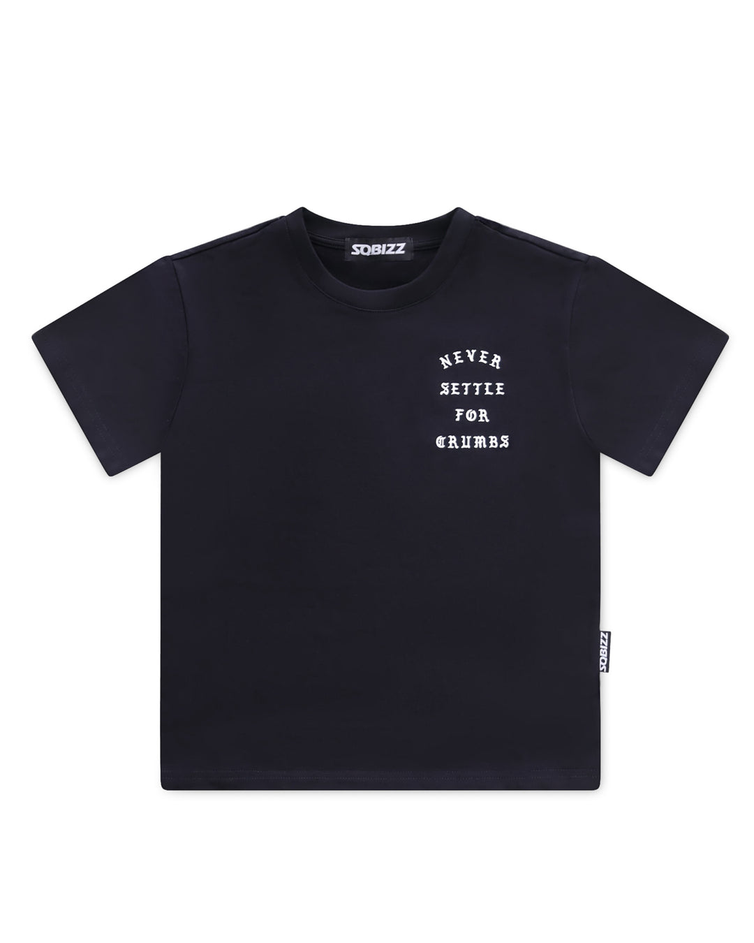 Kids Crumbs Tee in Black/White