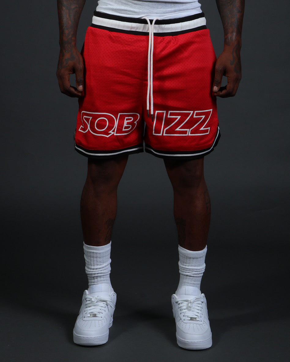 MVP Shorts in Red/White