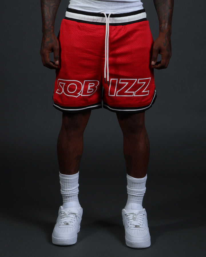 MVP Shorts in Red/White