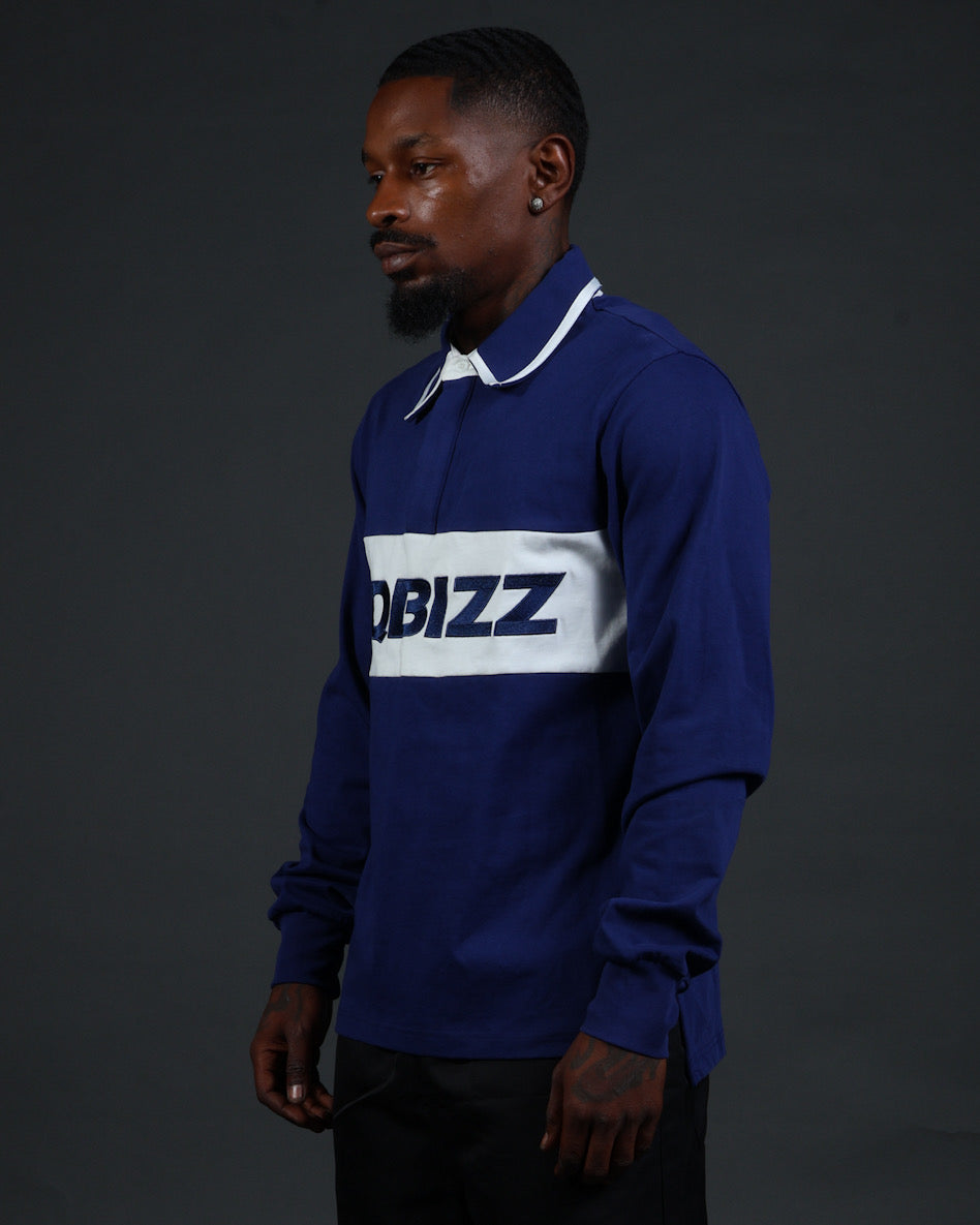 Ace Polo in Navy/White