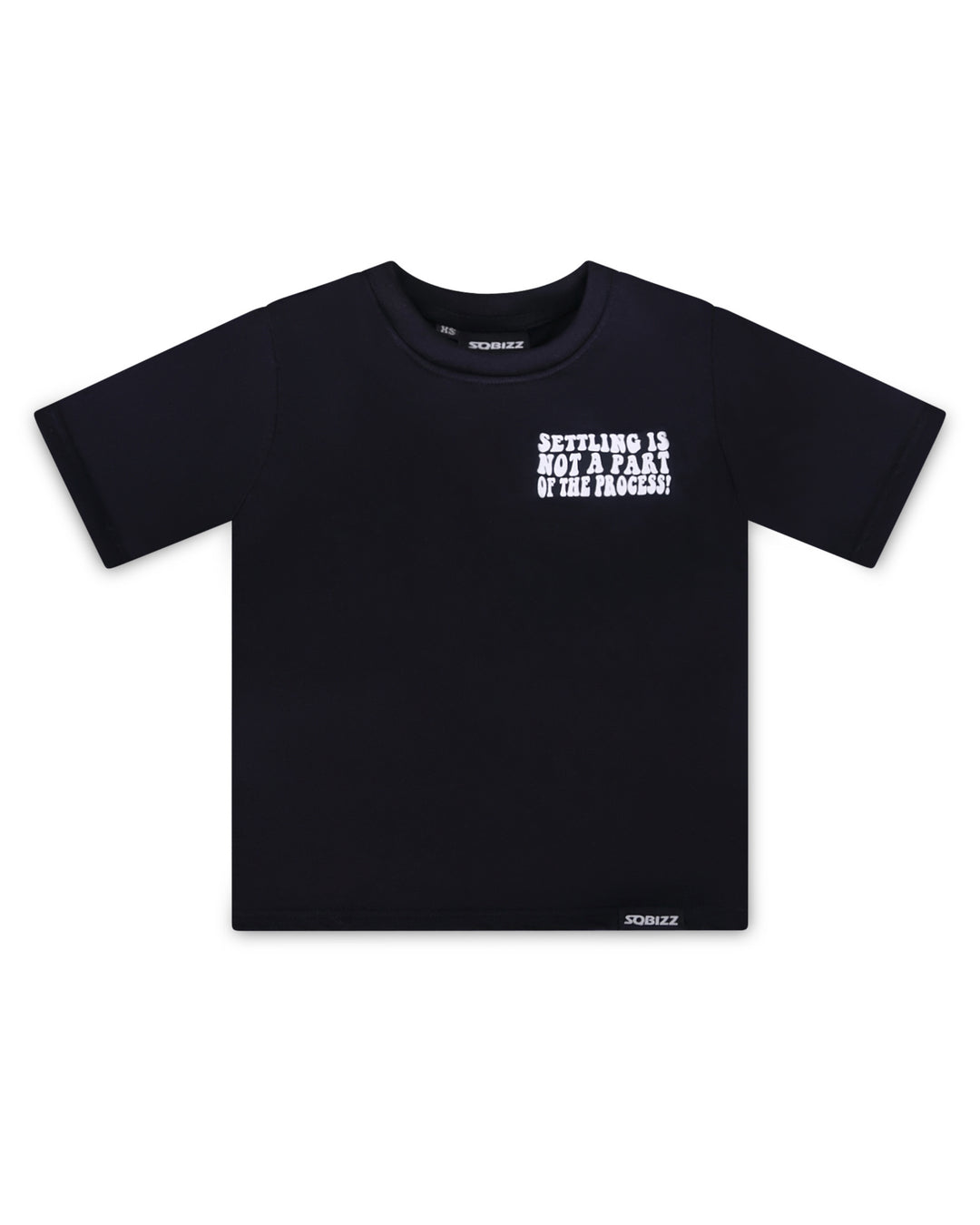 Kids Process Tee in Black/White