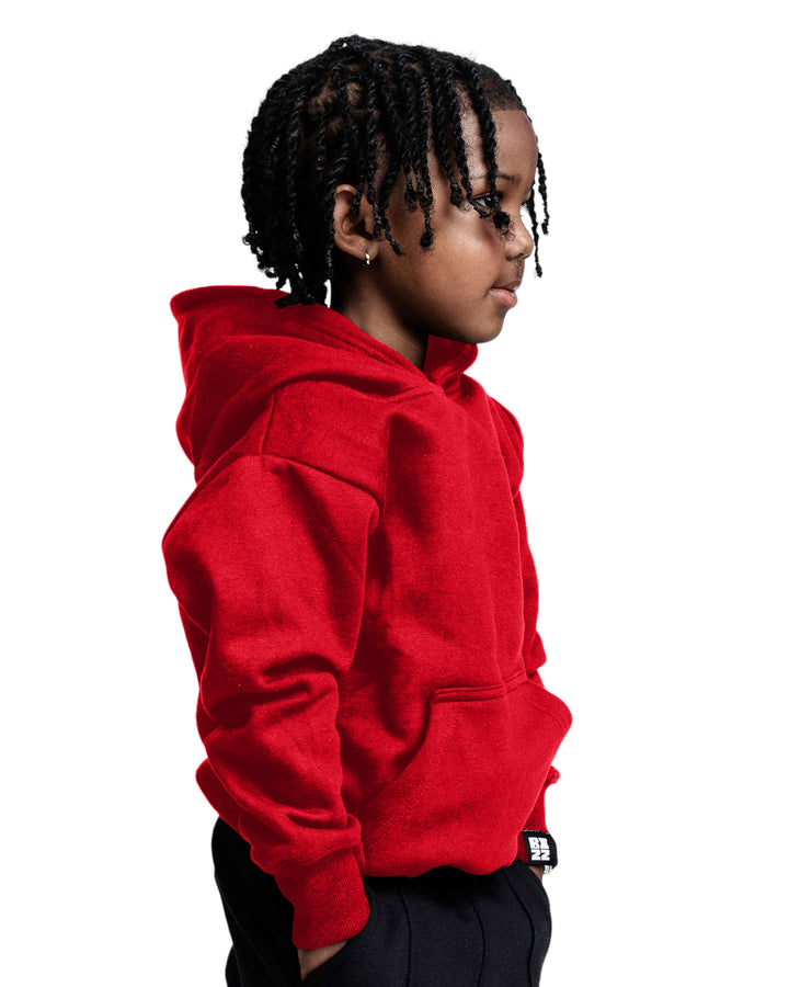 Kids Bizz Hoodie in Red