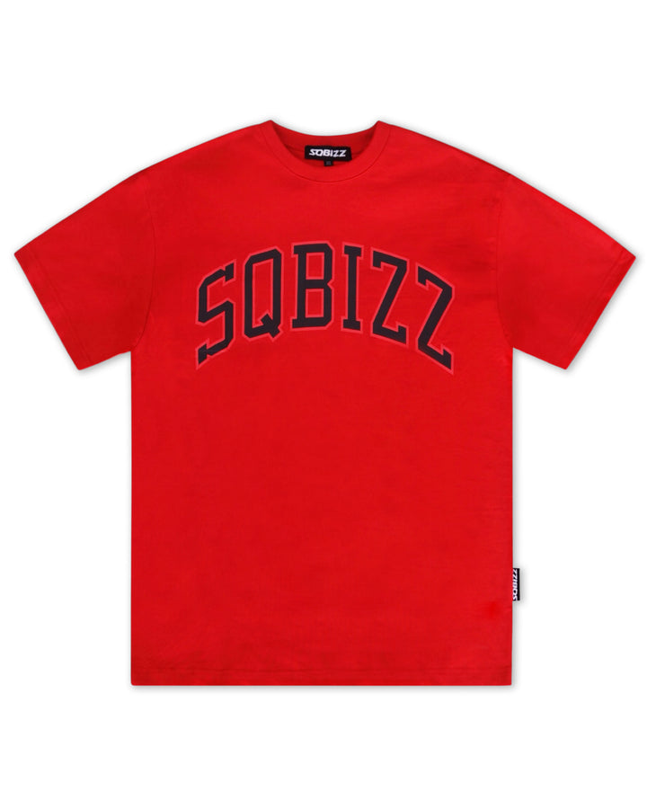 Arch Tee in Red/Black