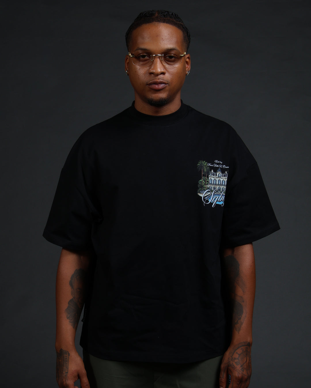 Manifest A Mansion Tee In Black