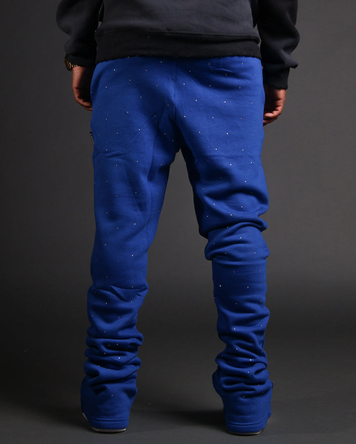 Stud StackJaxx Pants in Royal/White