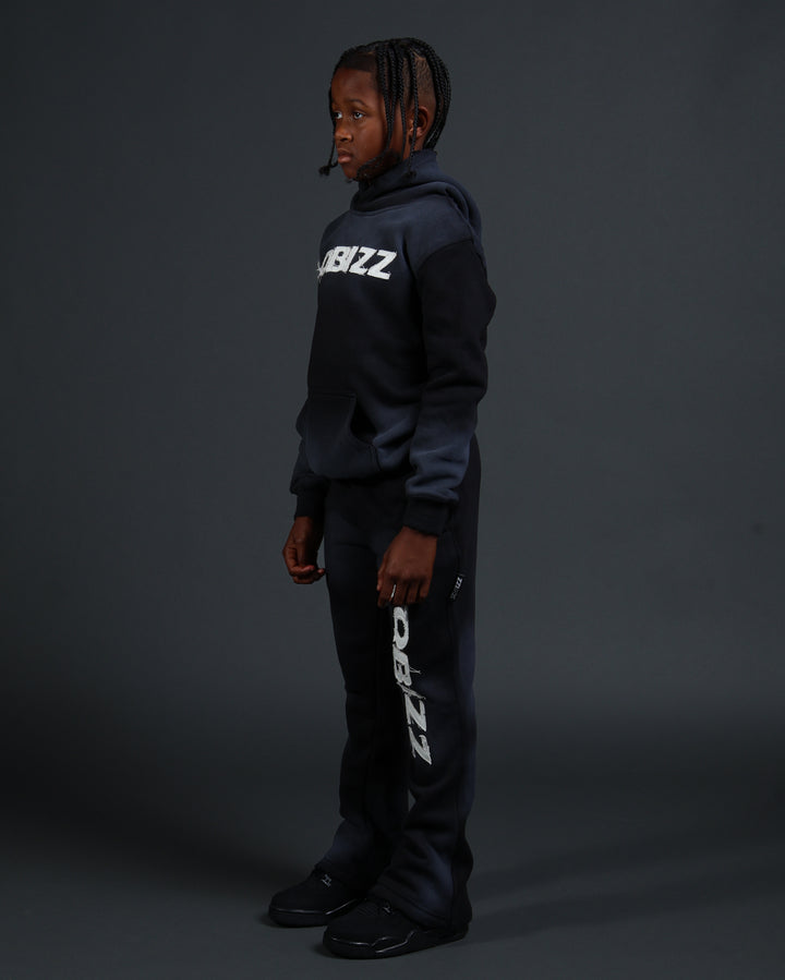 Kids Summit Sweatpants in Black/White