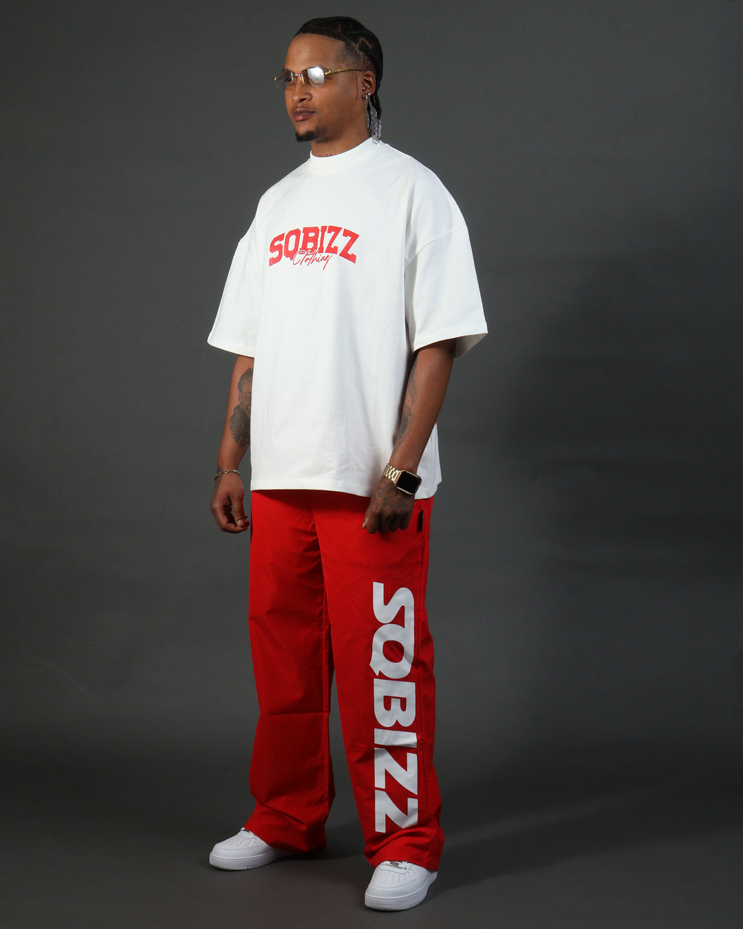 Summit Windpants - Red/White