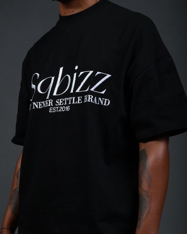 Prestige Tee in Black/White