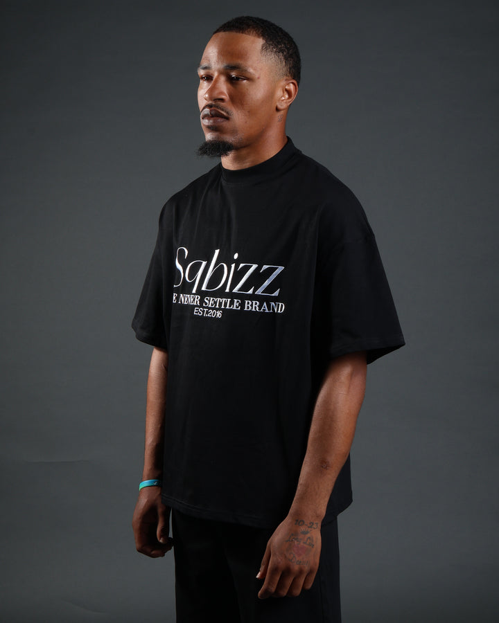Prestige Tee in Black/White