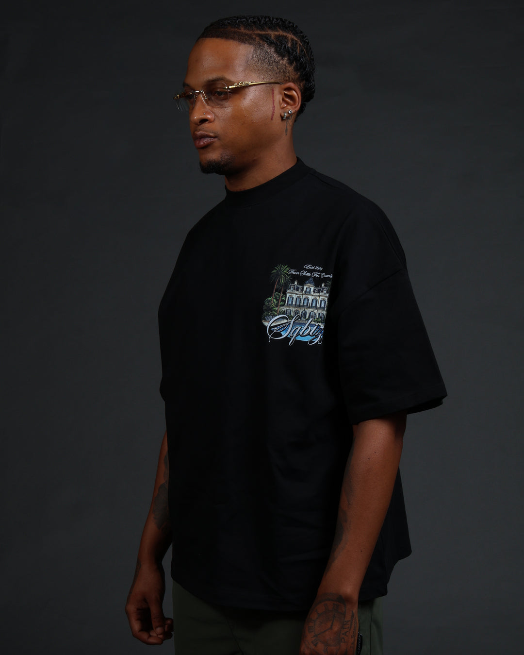 Manifest A Mansion Tee In Black