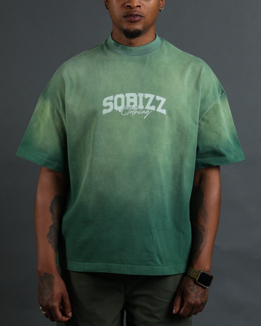 Vintage Motto Tee - Green