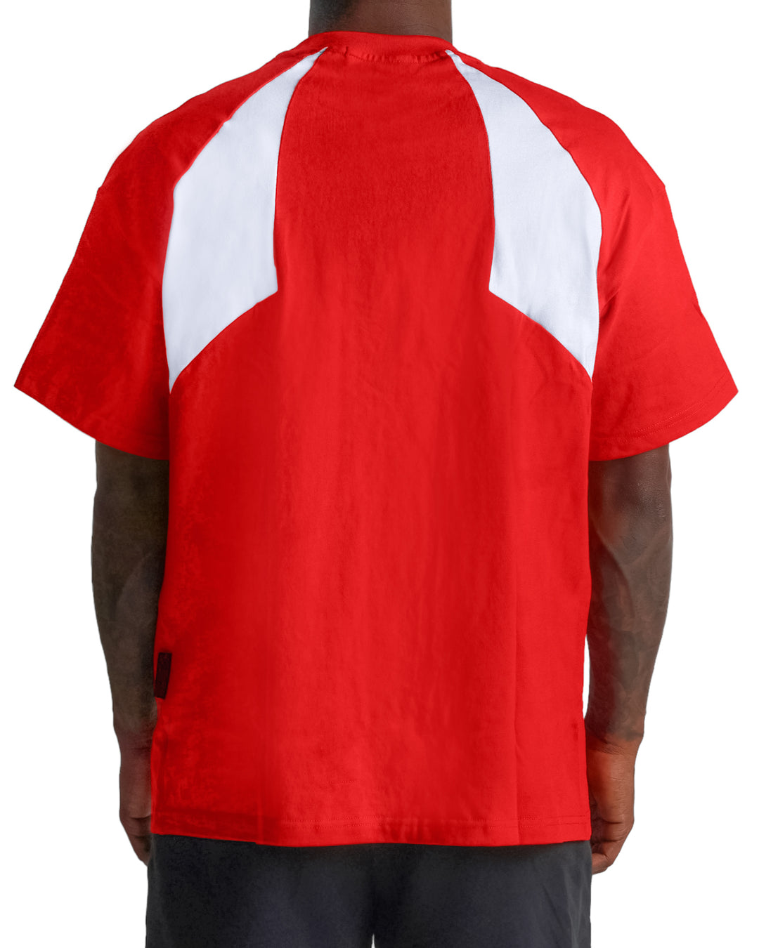 Ville Tee in Red/White