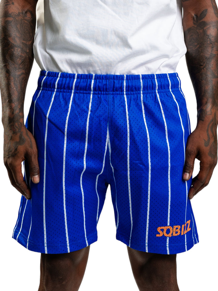 Alumni Shorts in Royal/White/Orange