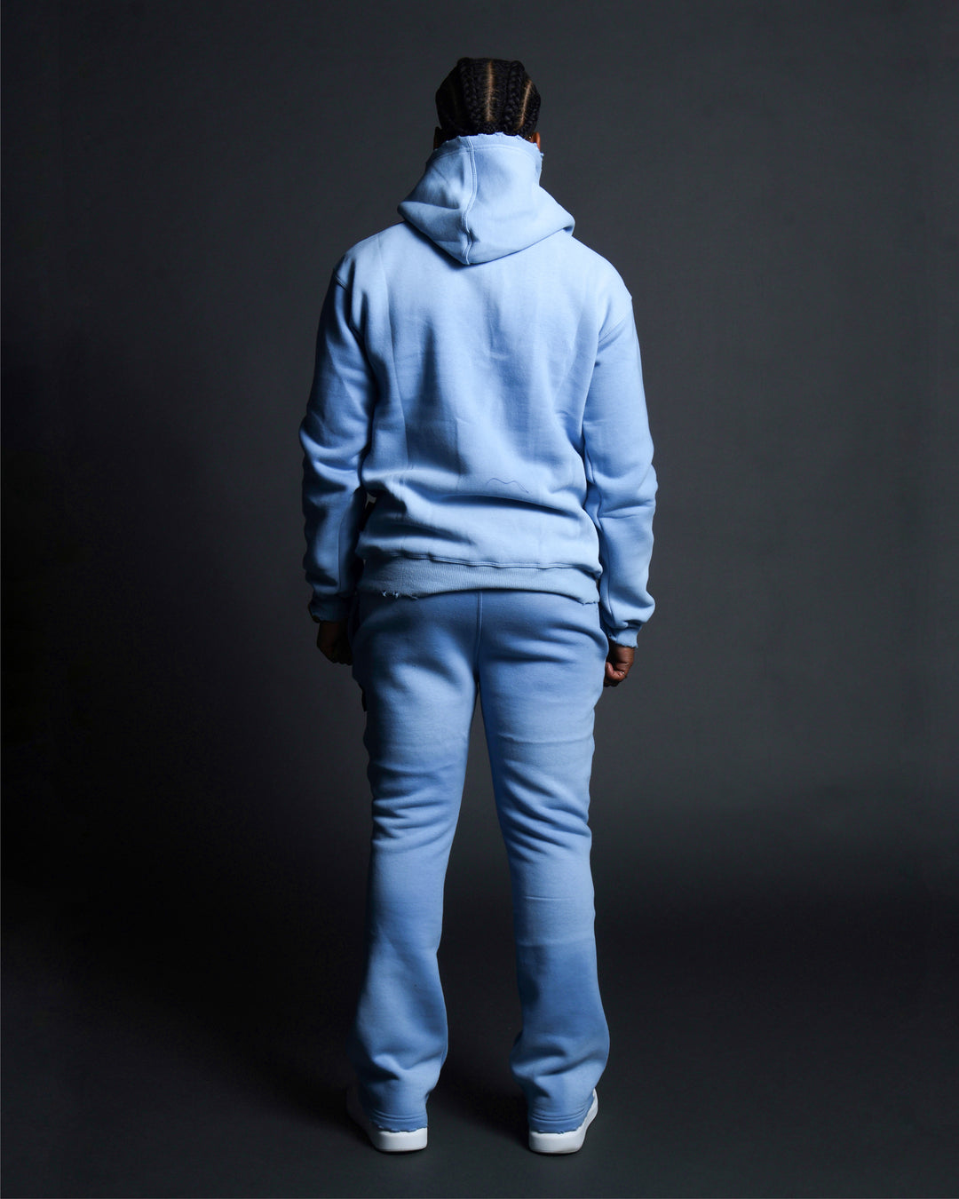 Summit Hoodie in Babyblue/White