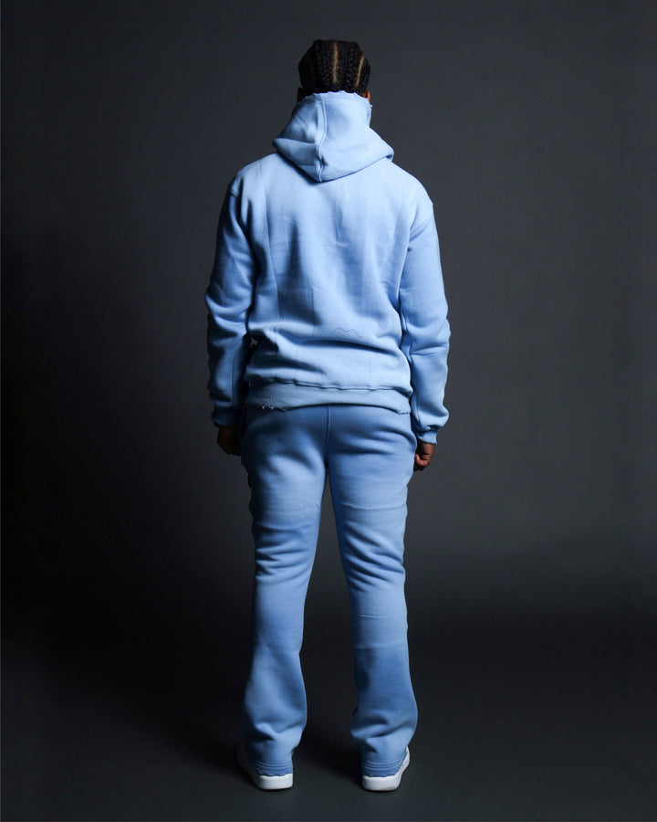 Summit Hoodie in Babyblue/White